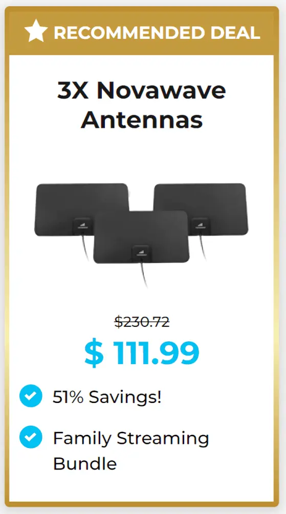 NovaWave Antenna package price